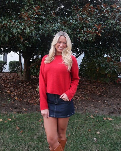Mae Sweater | Red