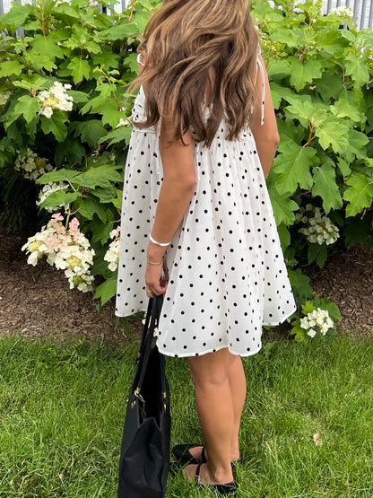 Venice Polka Dot Mini Dress