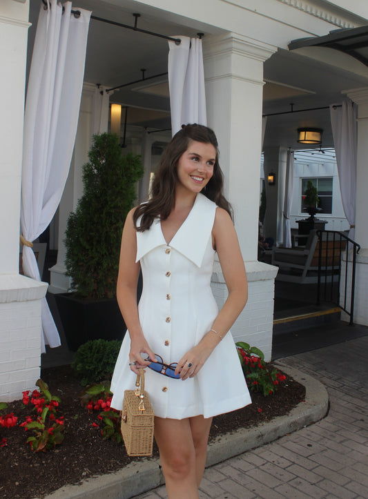 Gianna Mini Dress | White