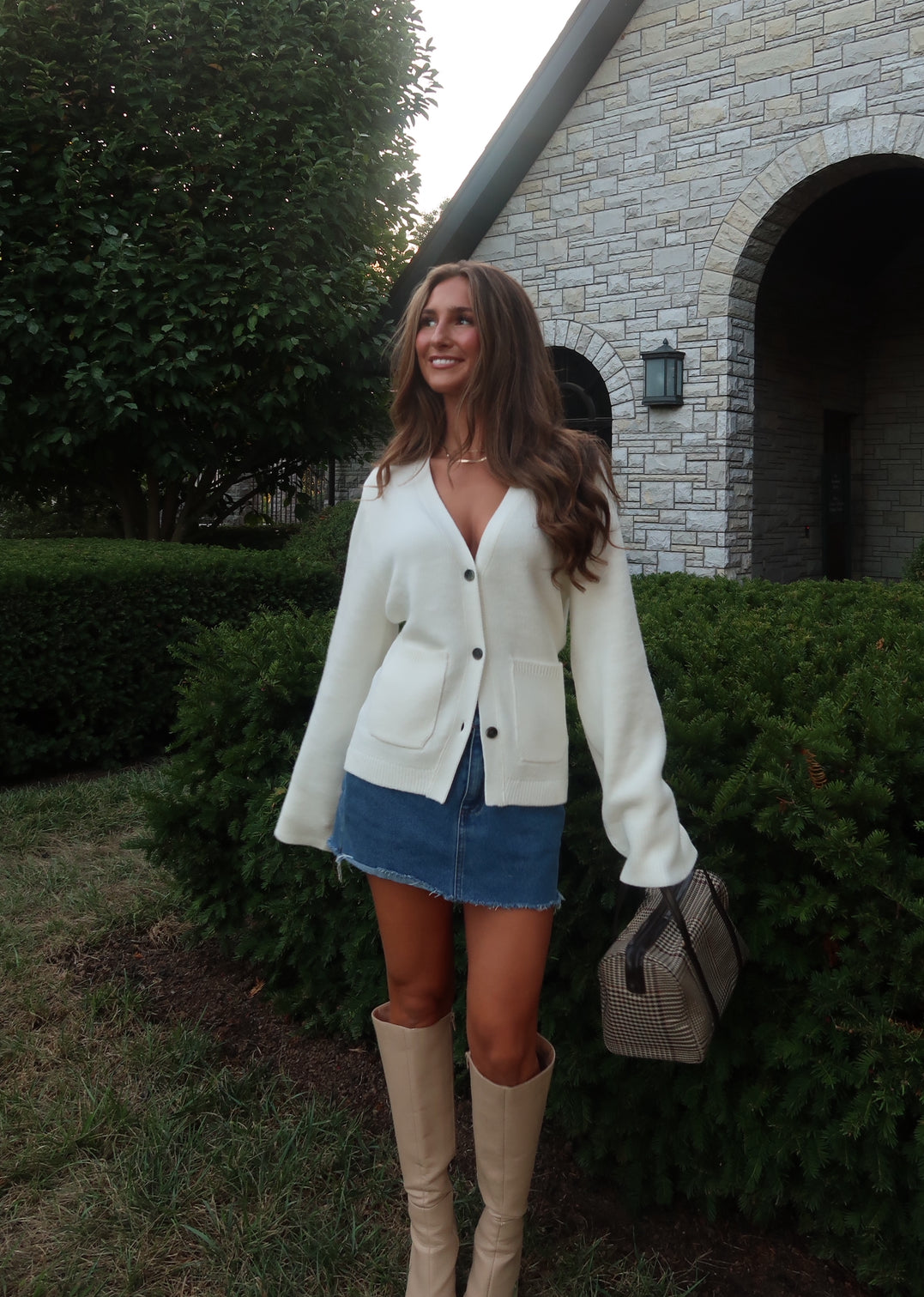 Estelle Cardigan | White