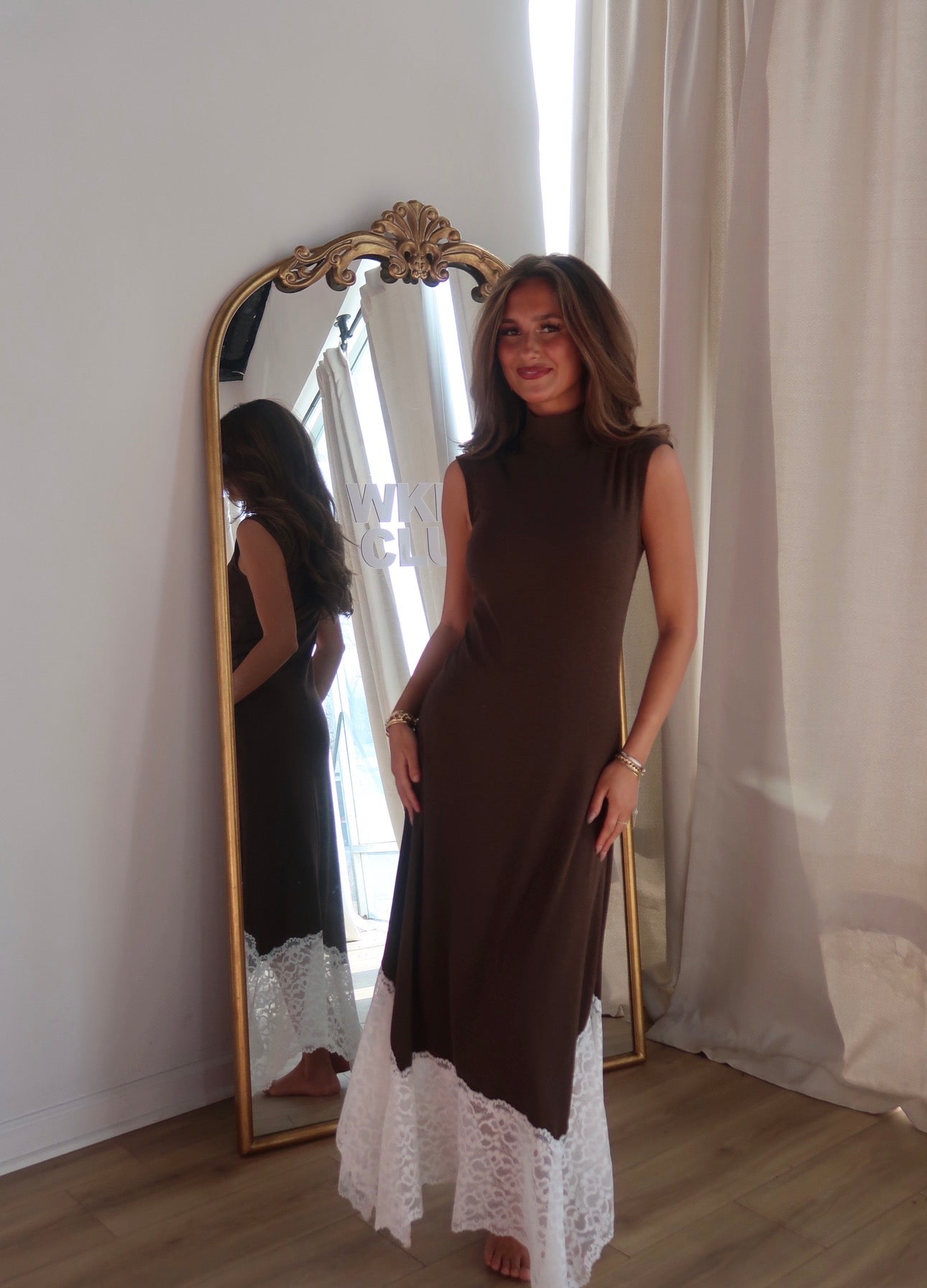 Stevi Lace Maxi Dress