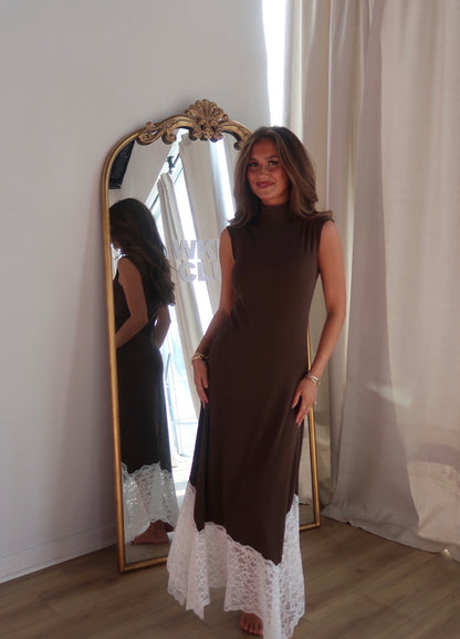 Stevi Lace Maxi Dress