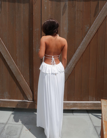 Amaya White Maxi Dress