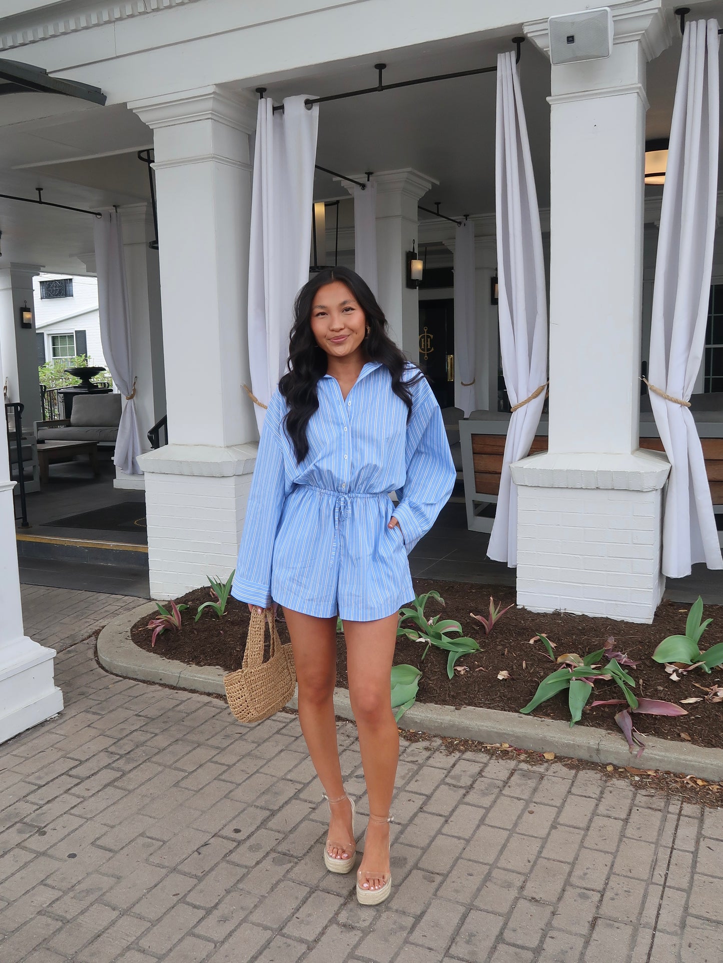 Emily Stripe Romper