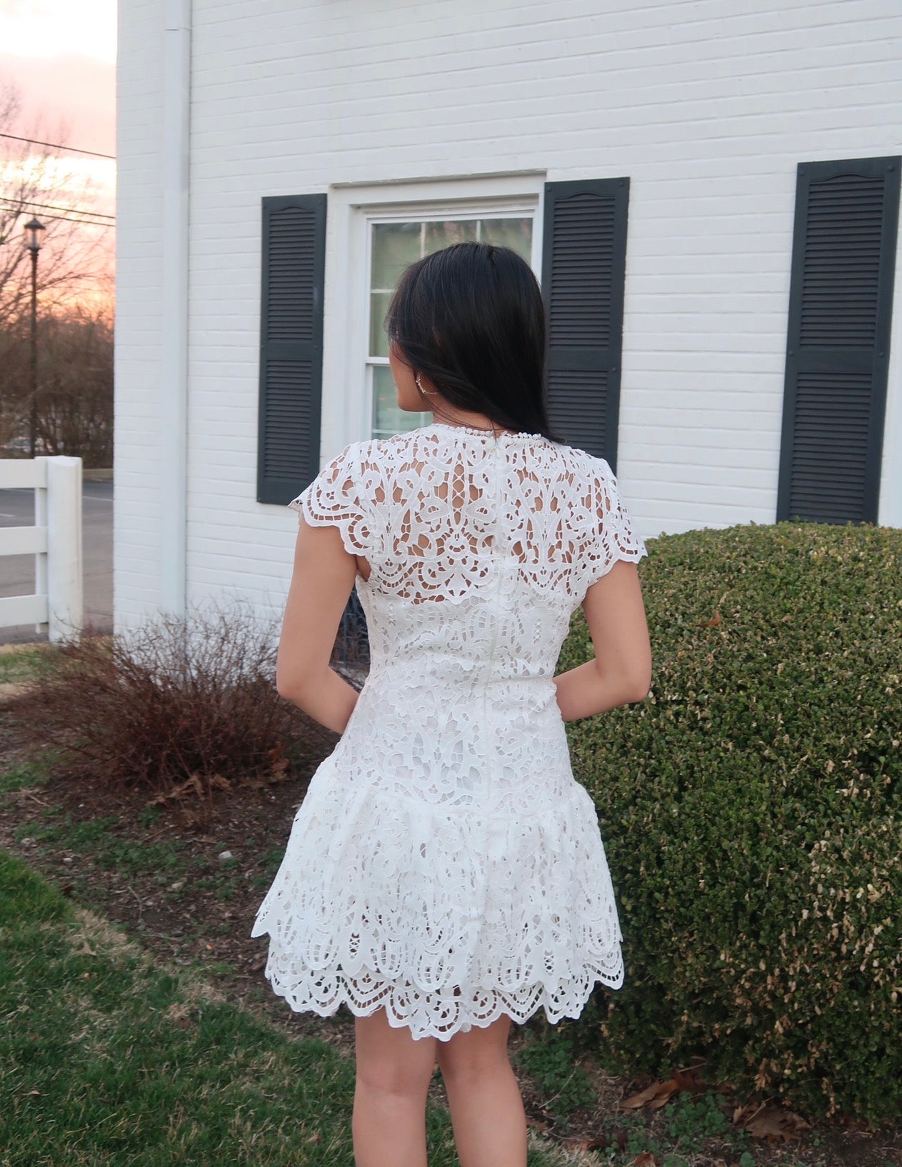 Evie Lace Mini Dress