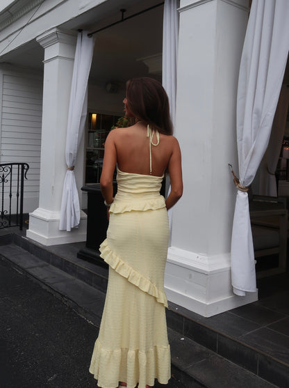 Alayna Halter Maxi Dress | Butter