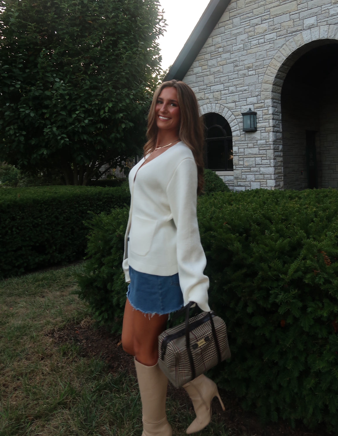 Estelle Cardigan | White