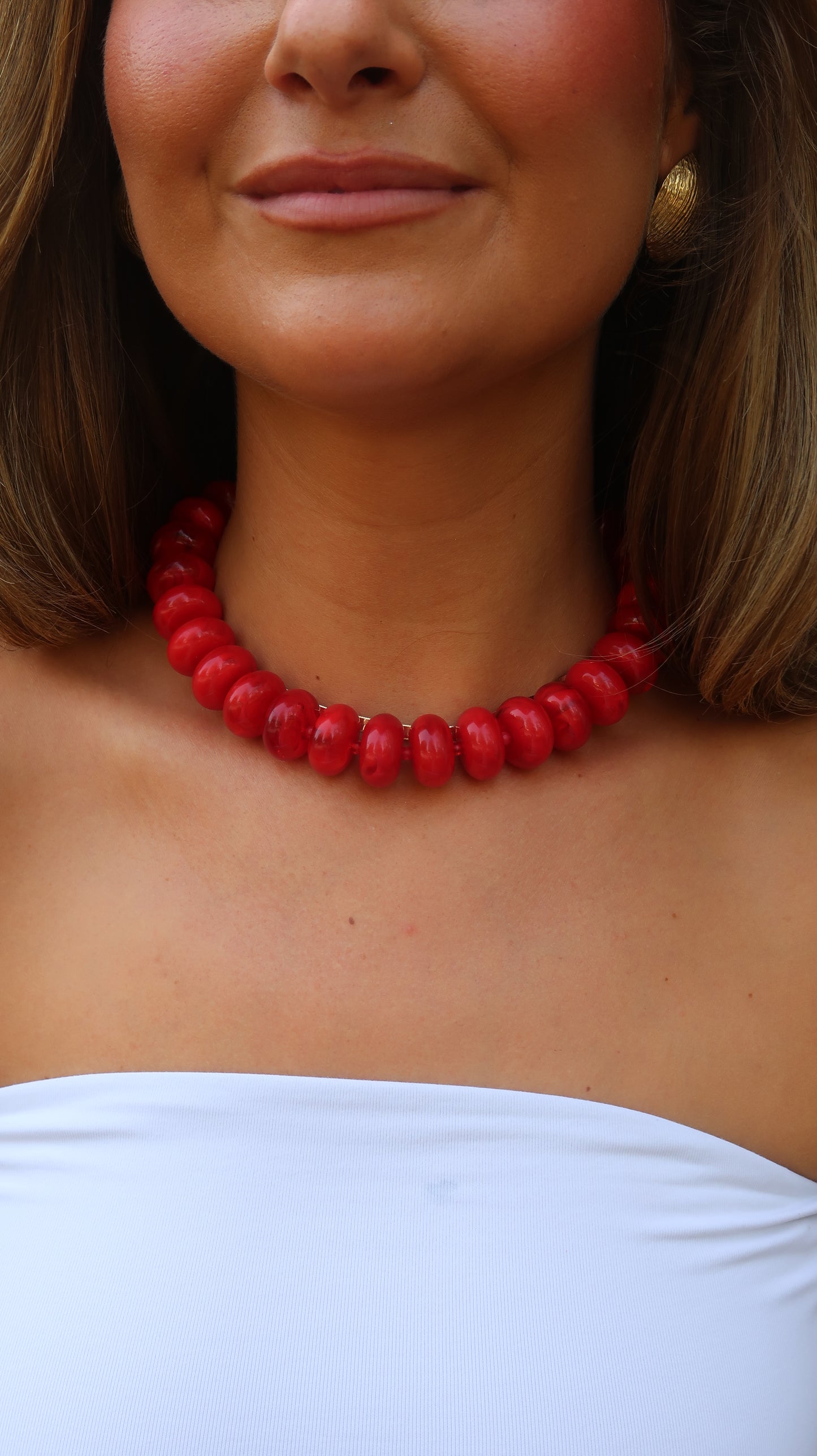 Palmer Chunky Necklace | Cherry