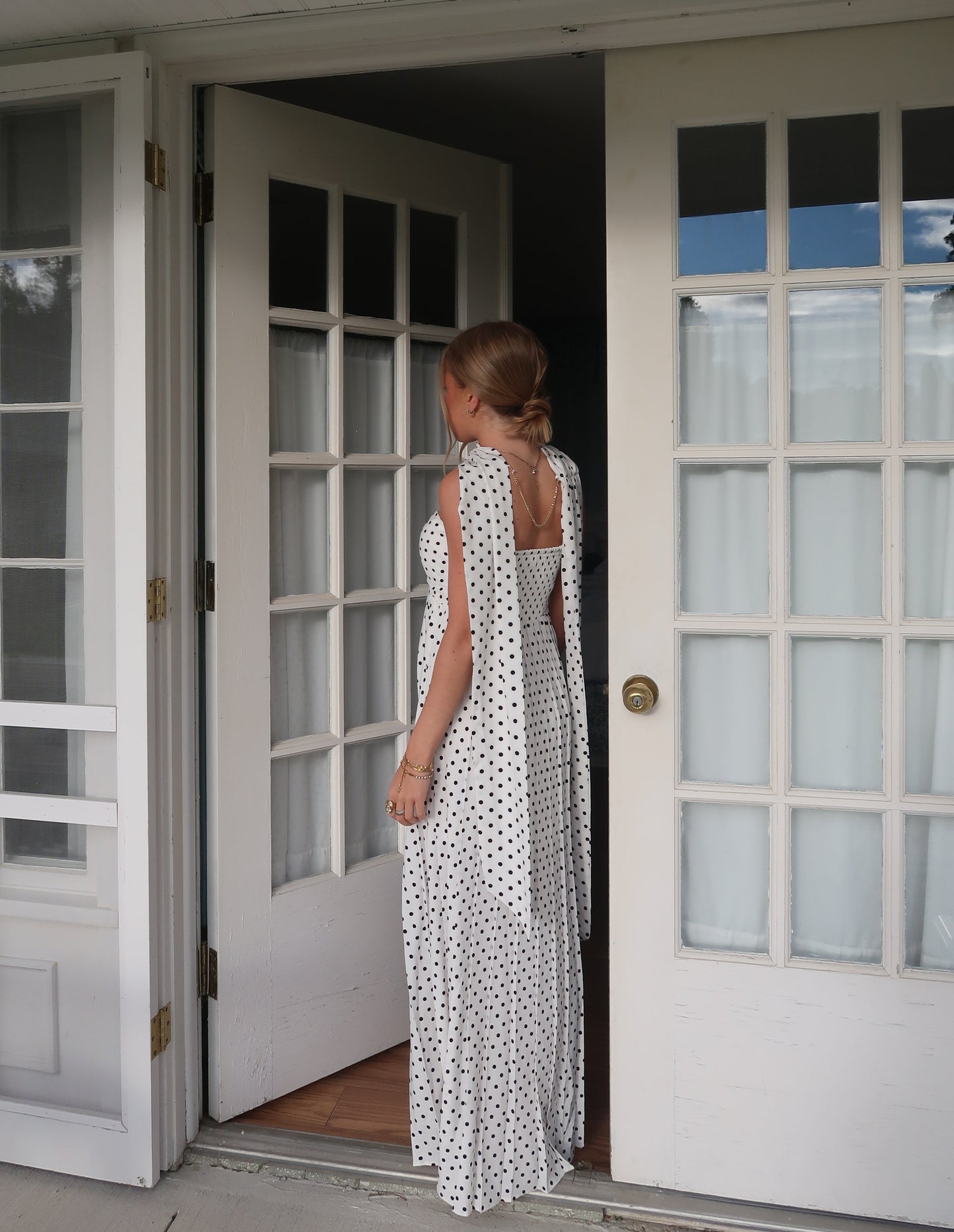 Sofie Polka Dot Maxi Dress