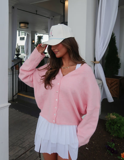 Malina Cardigan | Bubblegum Pink