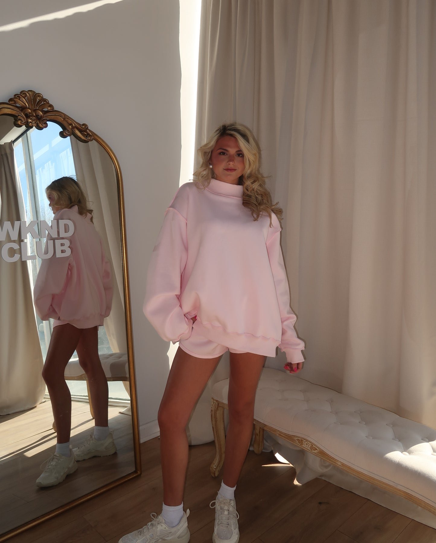 Serenity Mockneck | Baby Pink