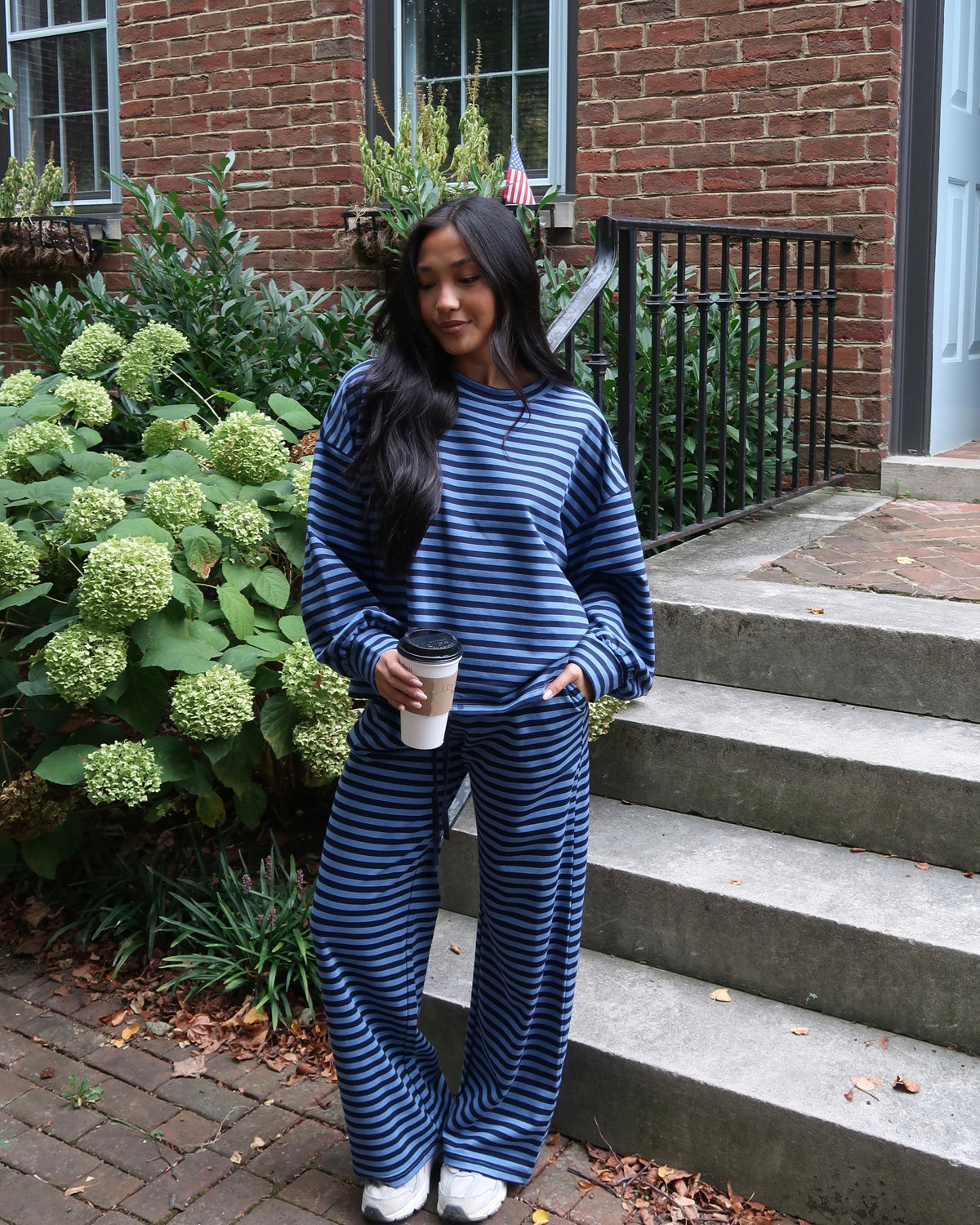 Homeroom Stripe Top | Blue + Navy