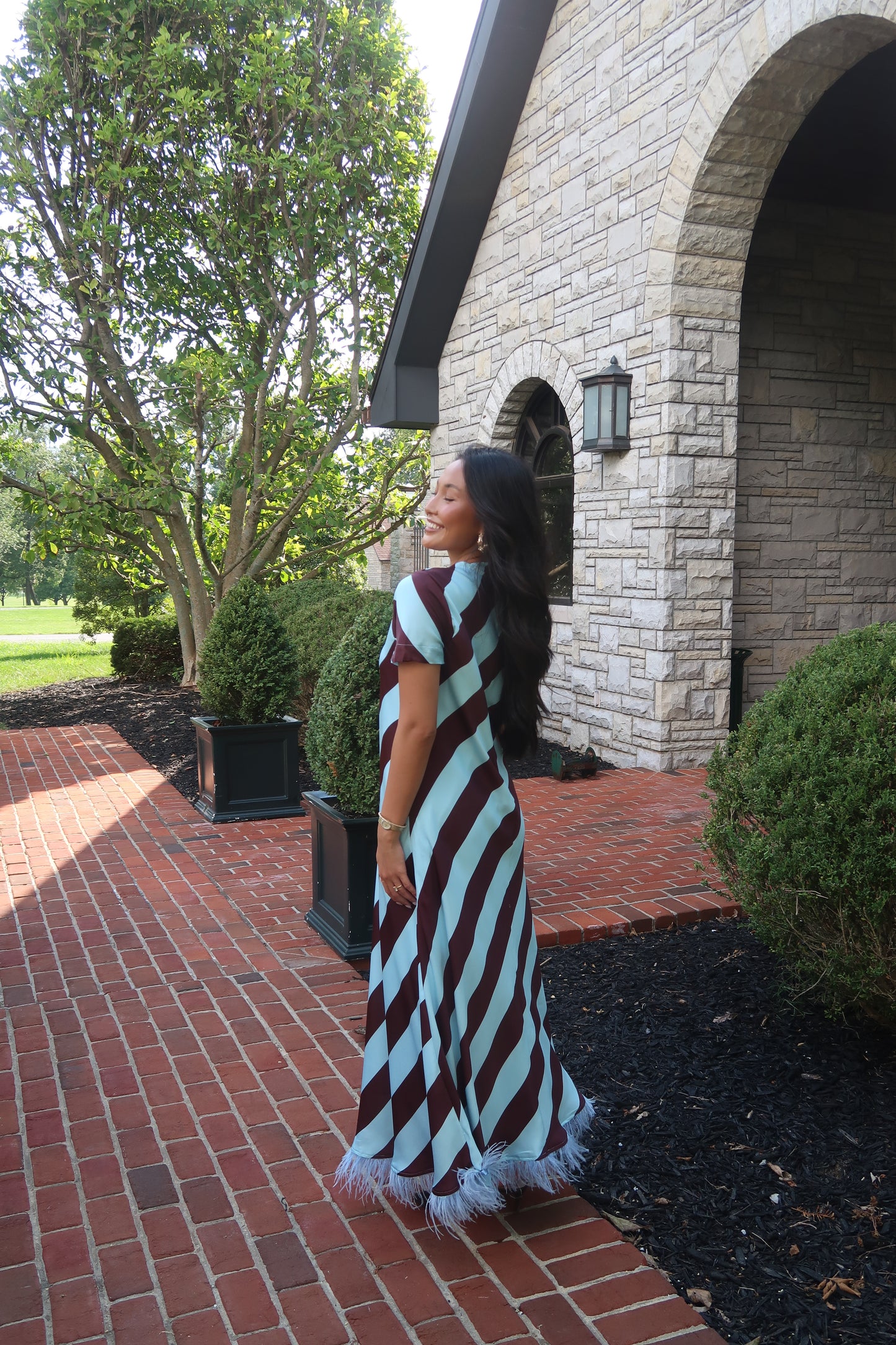 Sylvie Stripe Maxi Dress