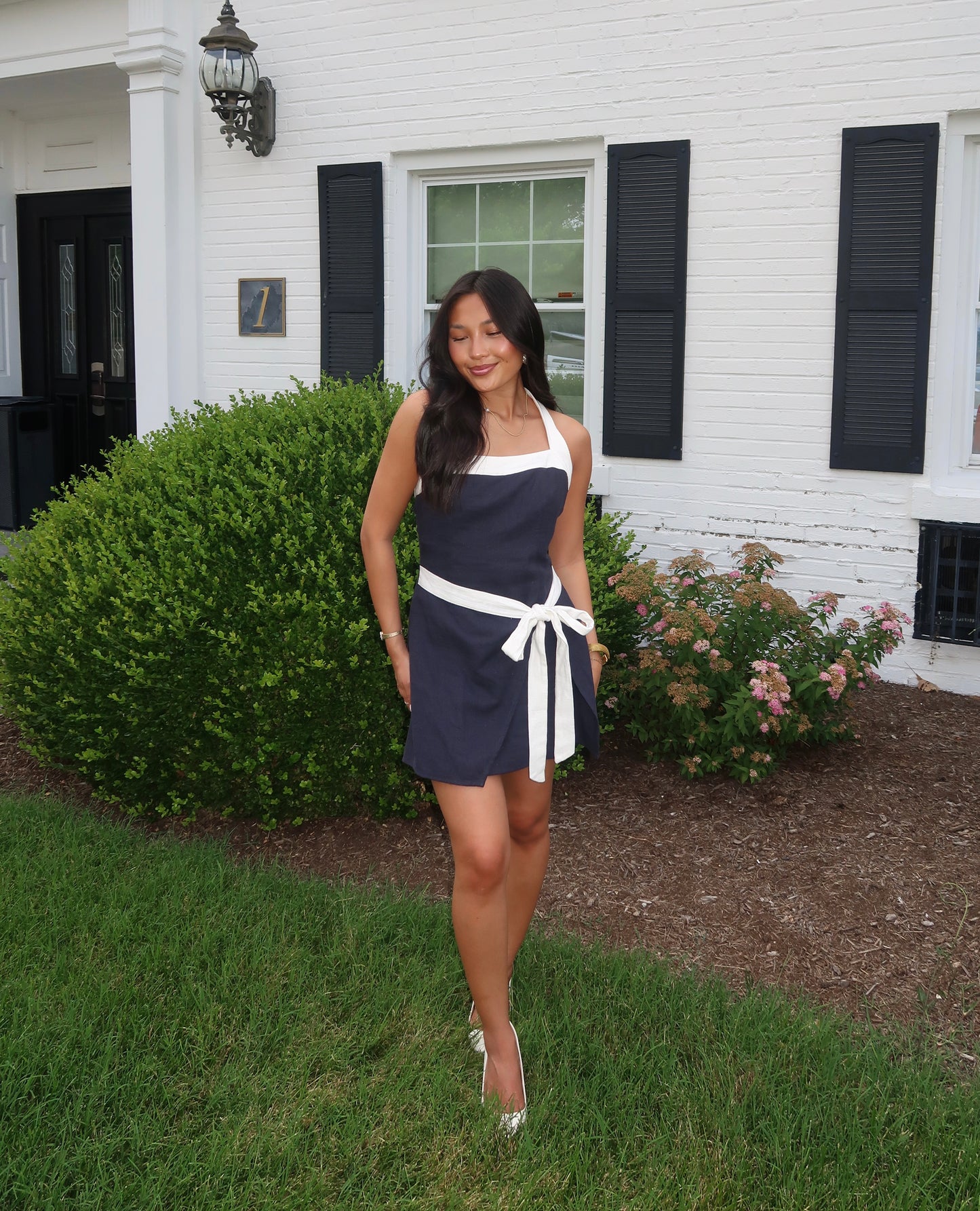 Hampton Mini Dress | Navy