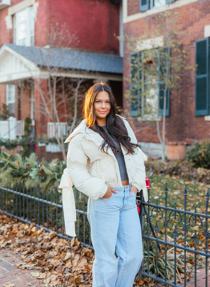 Caroline Puffer Jacket | Cream