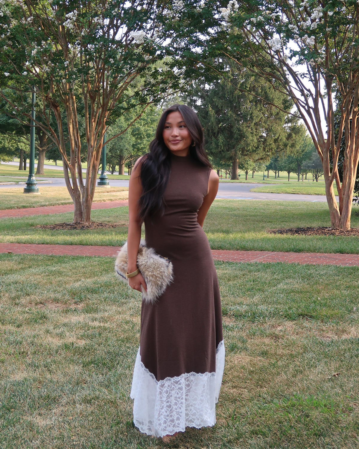 Stevi Lace Maxi Dress
