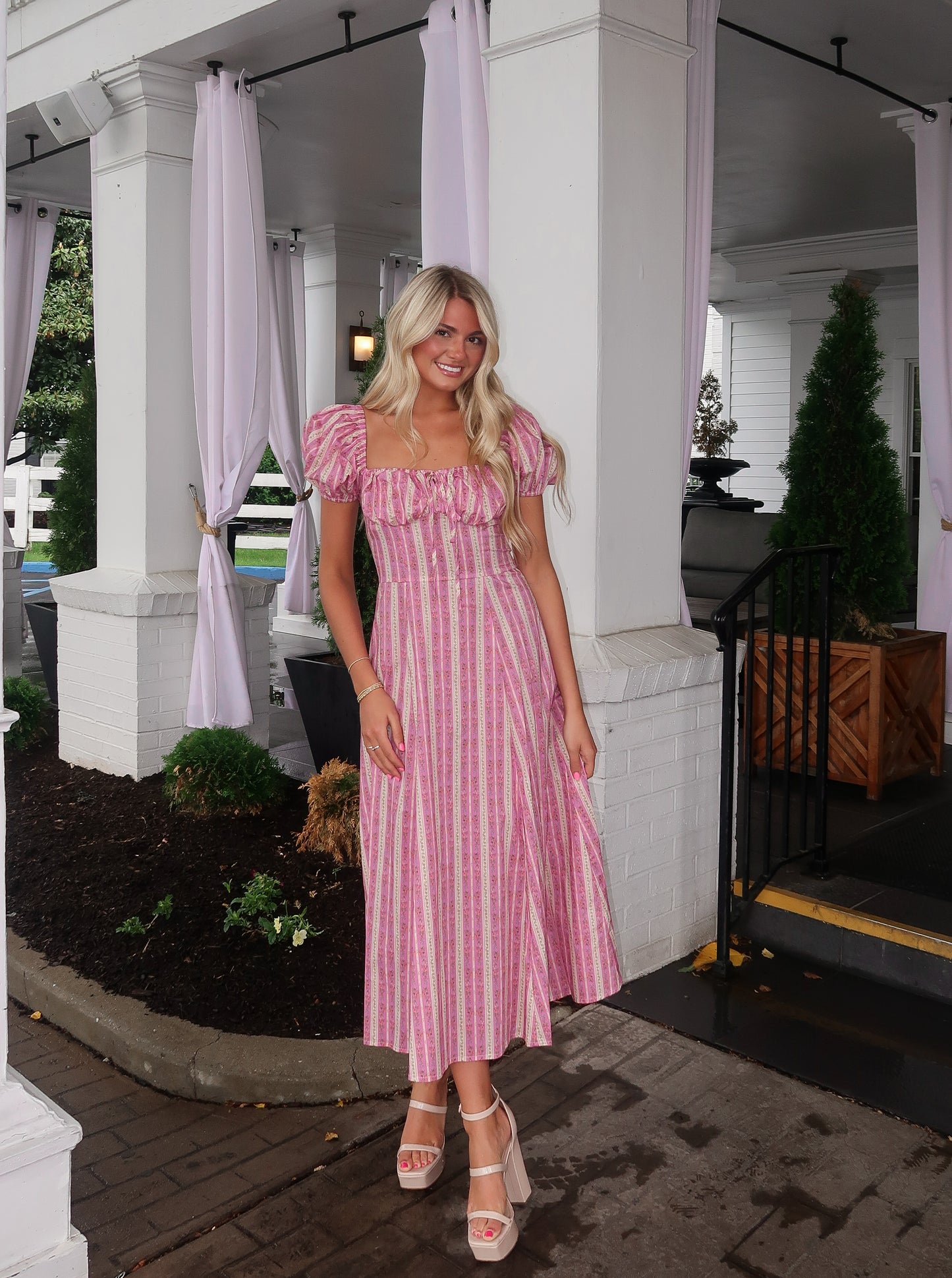 Sunday Pink Midi Dress