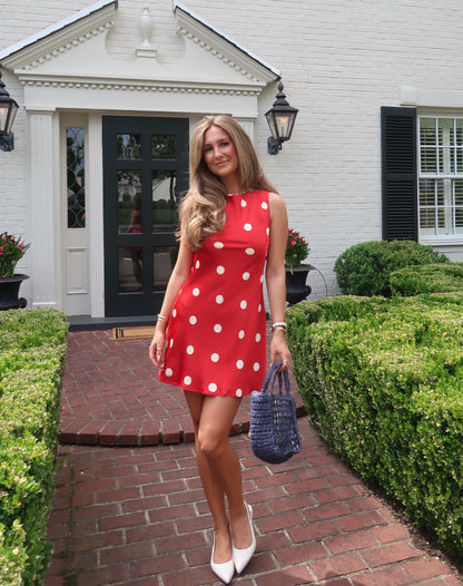 Cherry Polka Dot Mini Dress