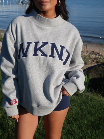 WKND CLUB Mockneck | Gray | PREORDER 6/26