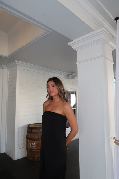 Rae Black Strapless Dress