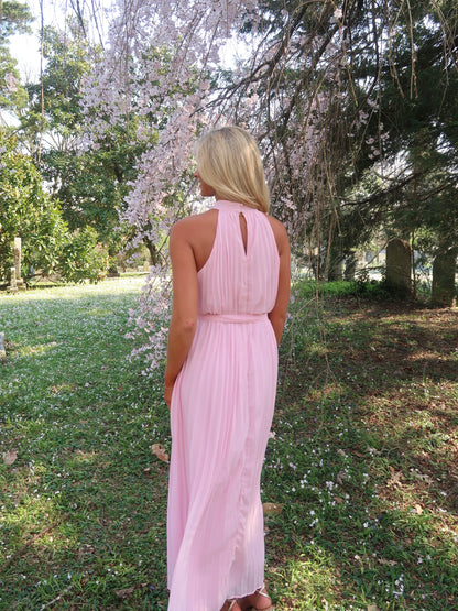 Iris Pleated Midi Dress