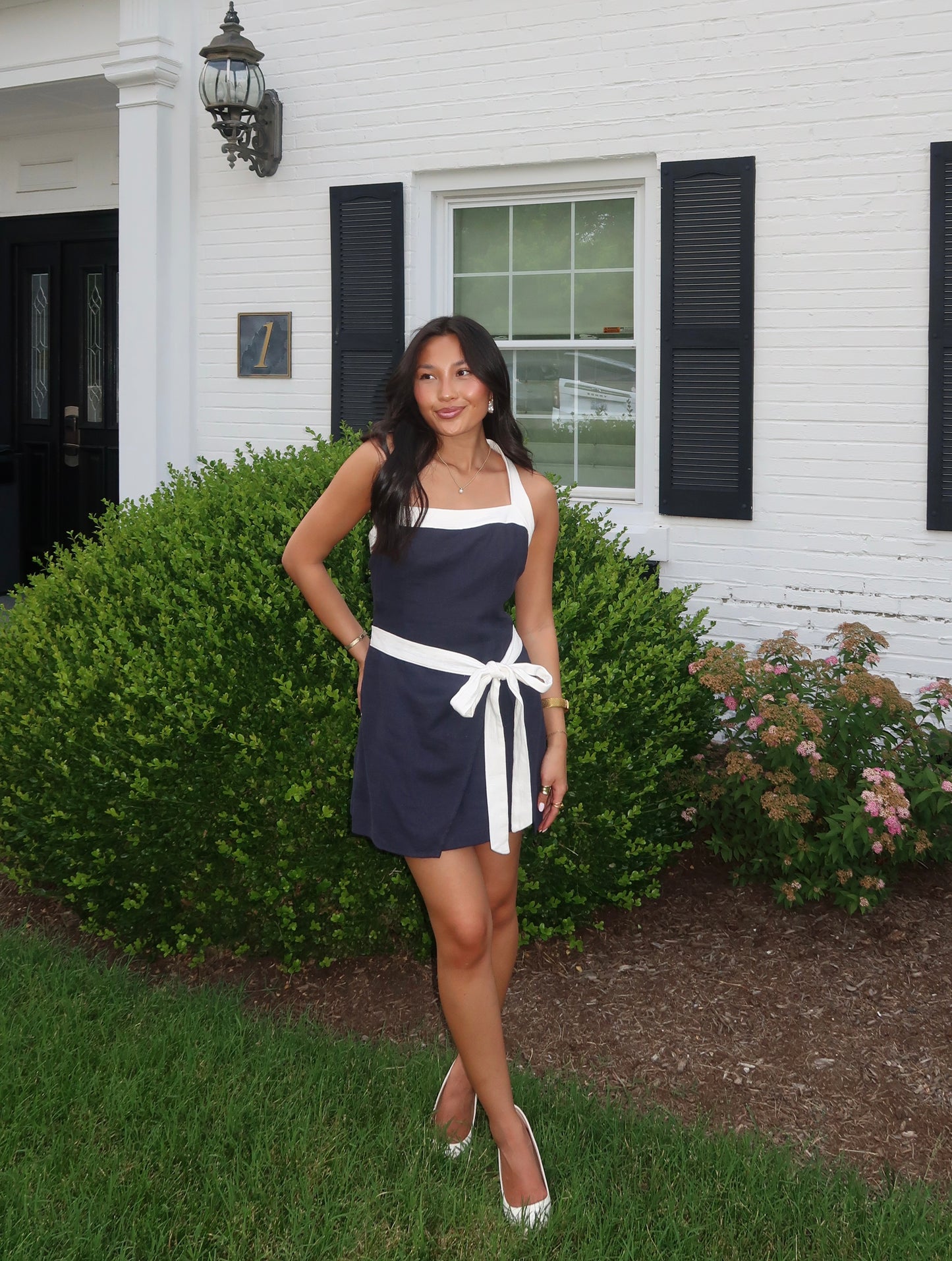 Hampton Mini Dress | Navy