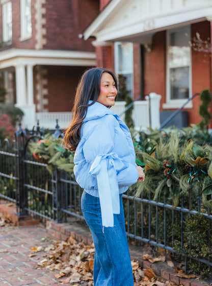 Caroline Puffer Jacket | Baby Blue