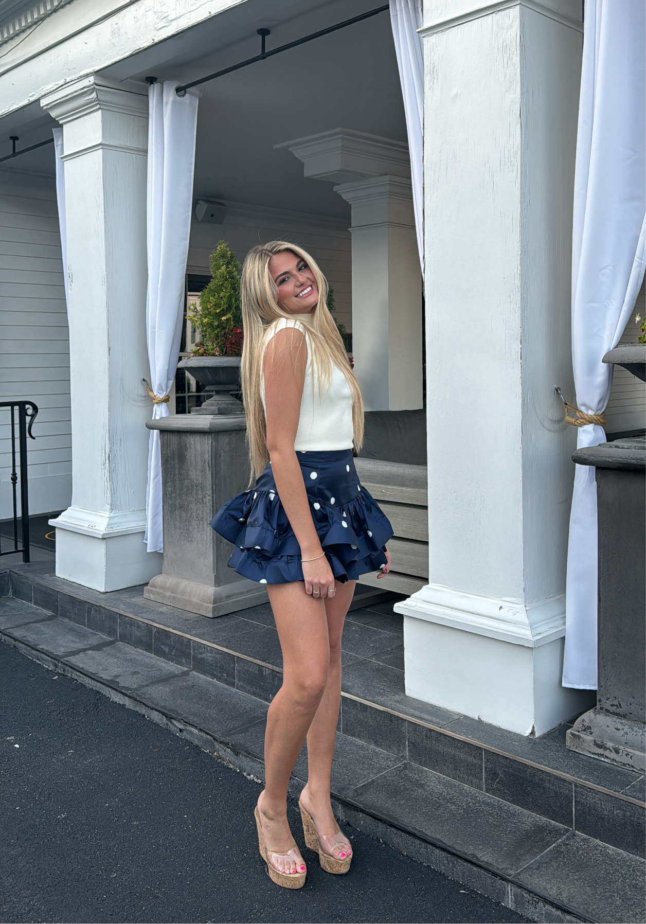 Emory Polka Dot Skirt