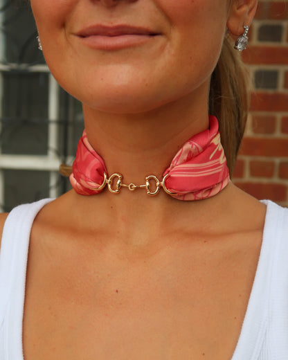 Scarf Necklace | NY Said I Love You | Horsebit