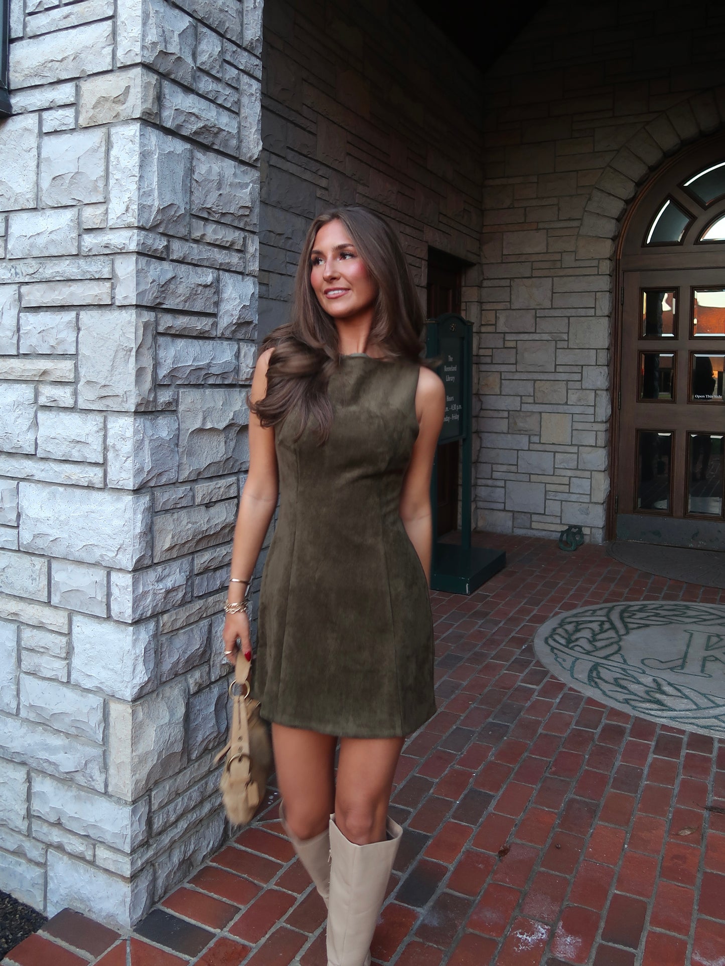 Callie Mini Dress | Olive