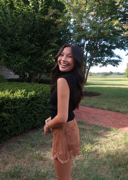 Harlow Suede Shorts