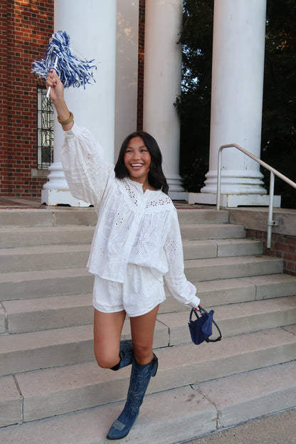 Sideline Long Sleeve Eyelet Set