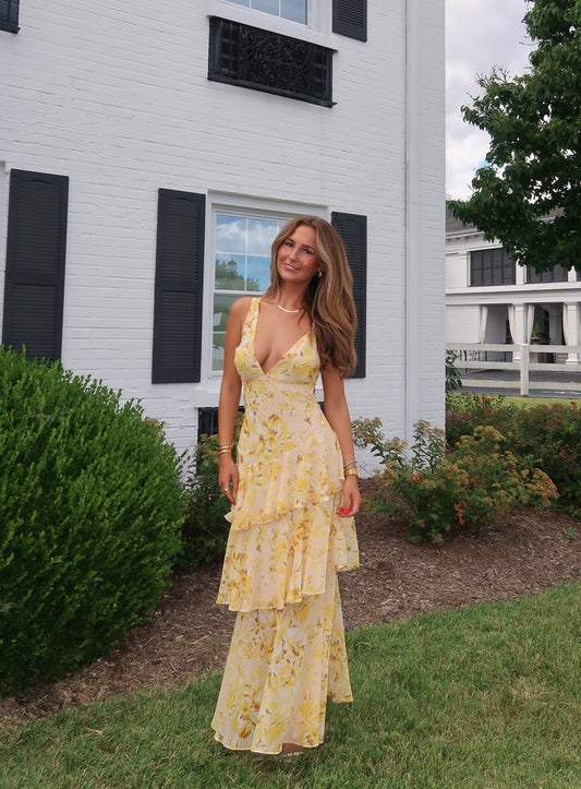 Belle Floral Maxi Dress