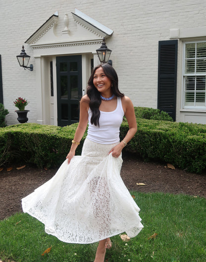 East Coast Lace Maxi Skirt