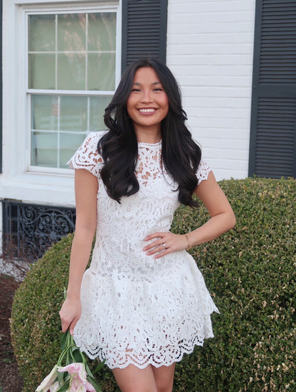 Evie Lace Mini Dress