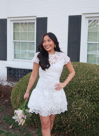 Evie Lace Mini Dress
