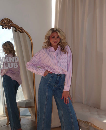 Clarke Stripe Button Down