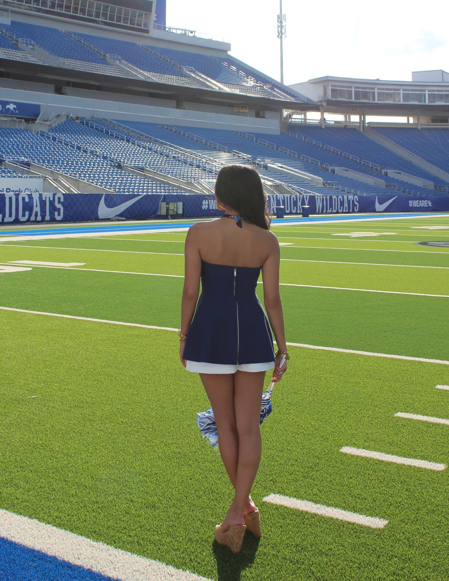 Game Winner Strapless Top