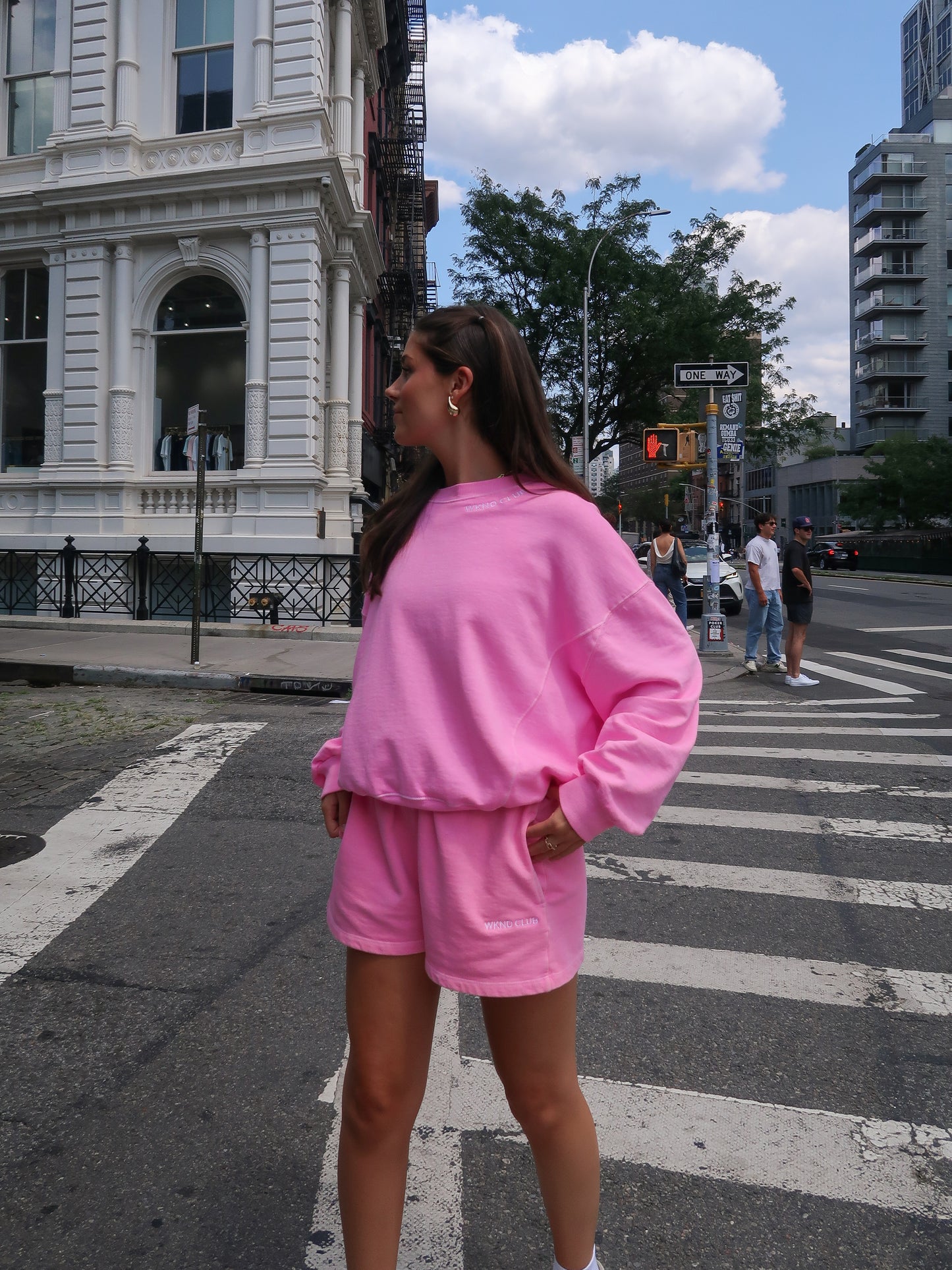 Weekender Oversized Sweatshirt | Bubblegum Pink