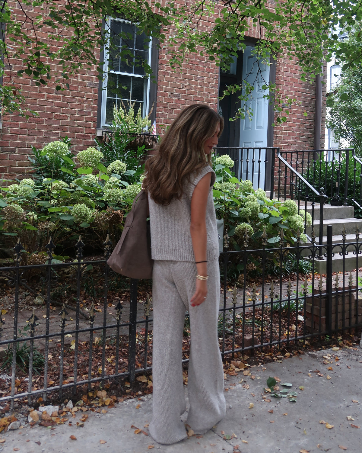 Coffee Run Knit Pants | Taupe