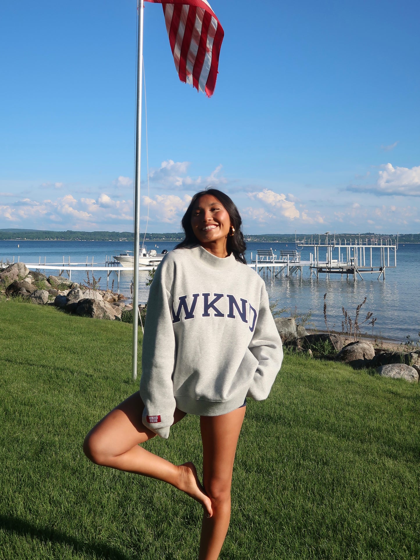 WKND CLUB Mockneck | Gray | PREORDER 6/26