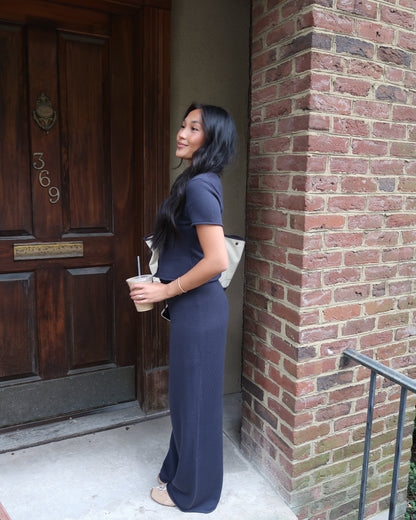 Sunday Knit Pants | Navy