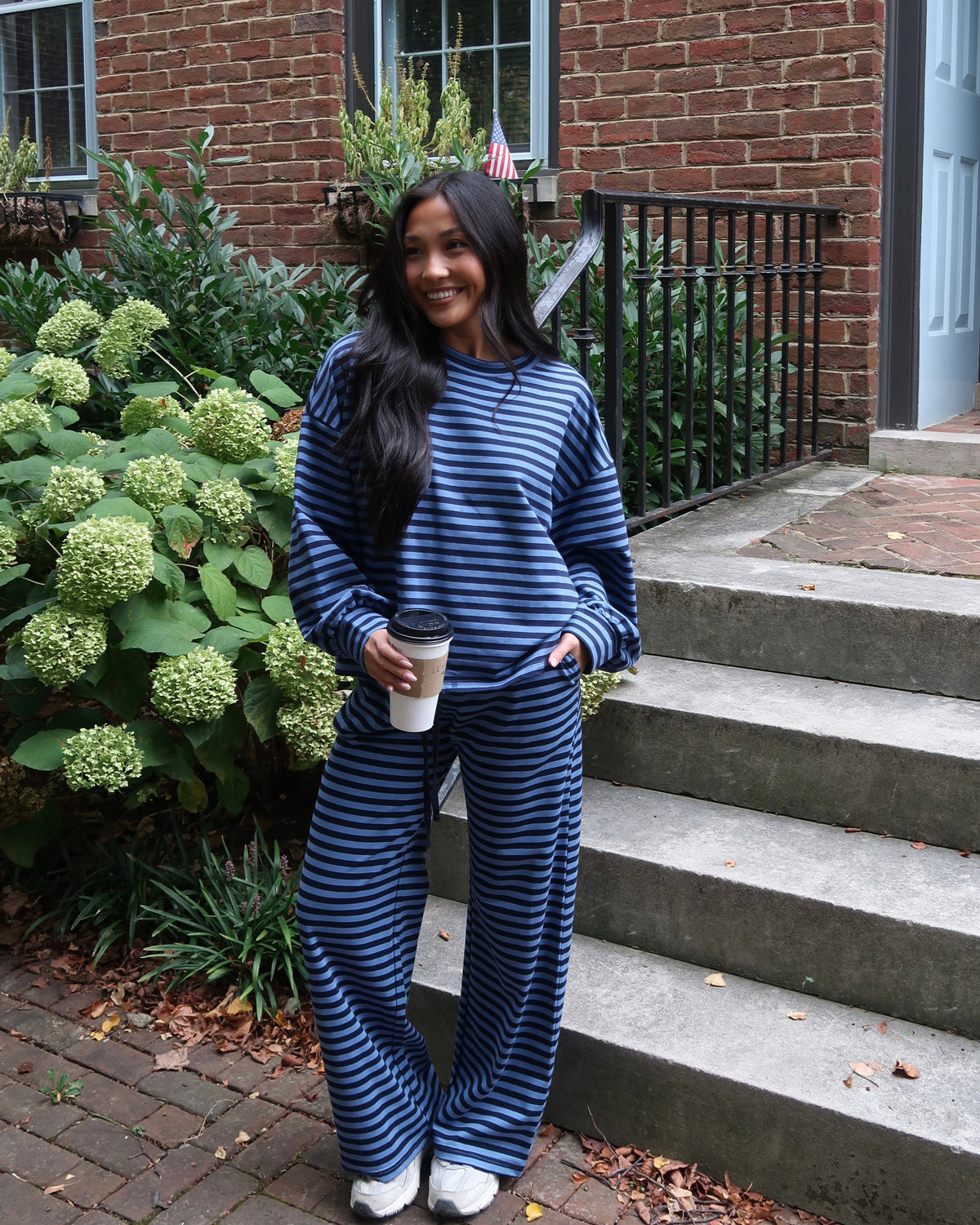 Homeroom Stripe Top | Blue + Navy