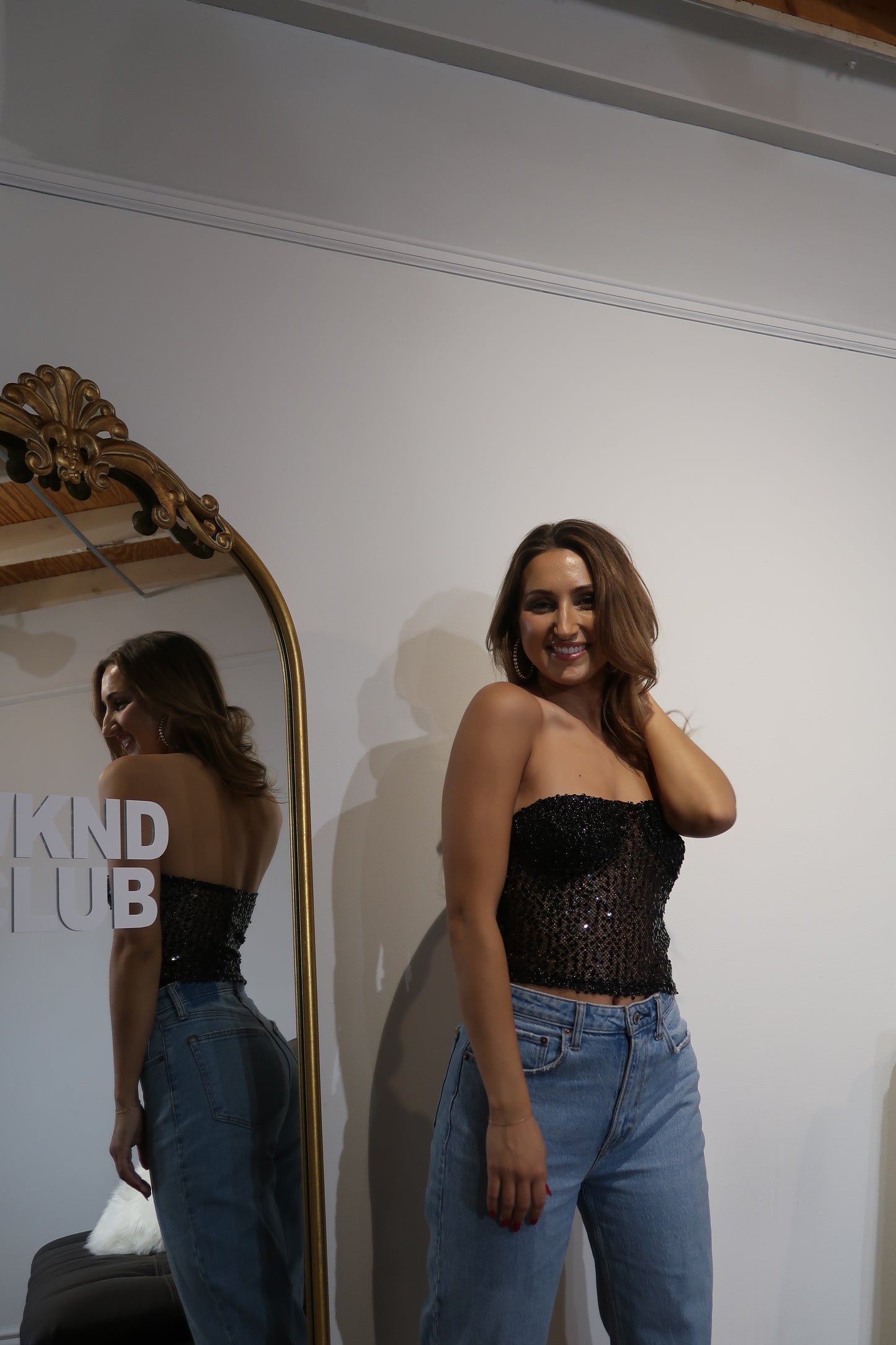 The Verona Sequin Top