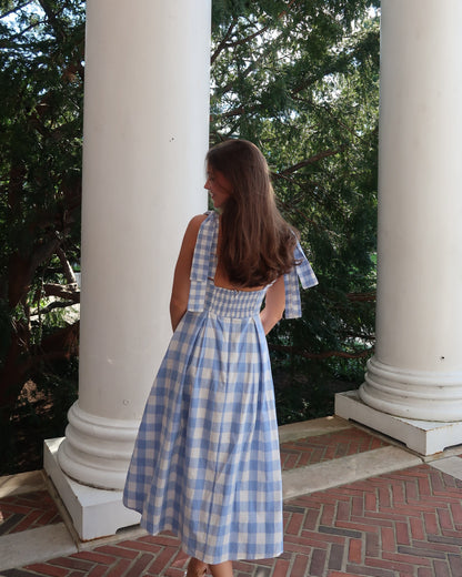 Home Team Gingham Midi Dress