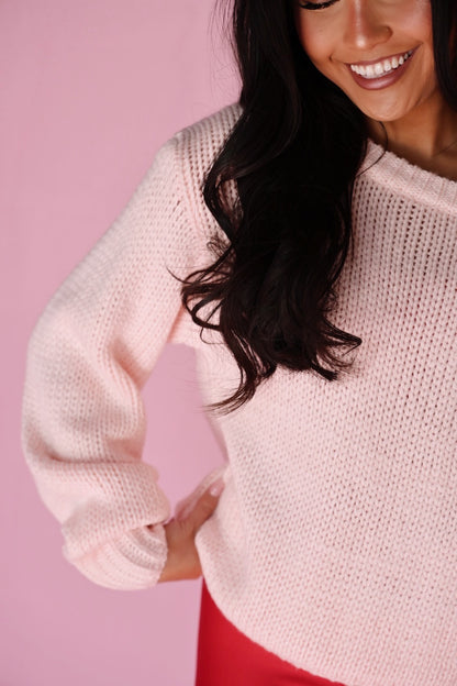 Solitaire Sweater | Blush