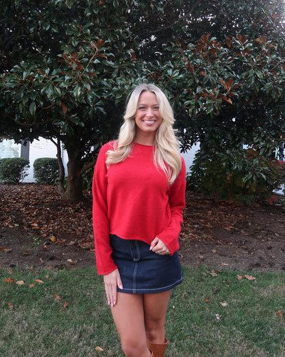 Mae Sweater | Red