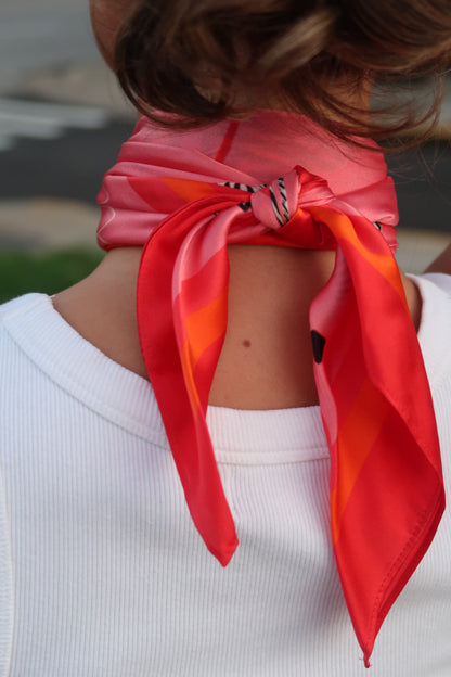 Scarf Necklace | Rain or Stripe | Horsebit