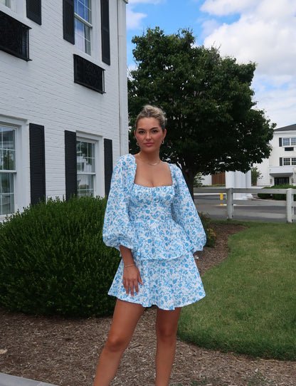 Becca Floral Ruffle Dress