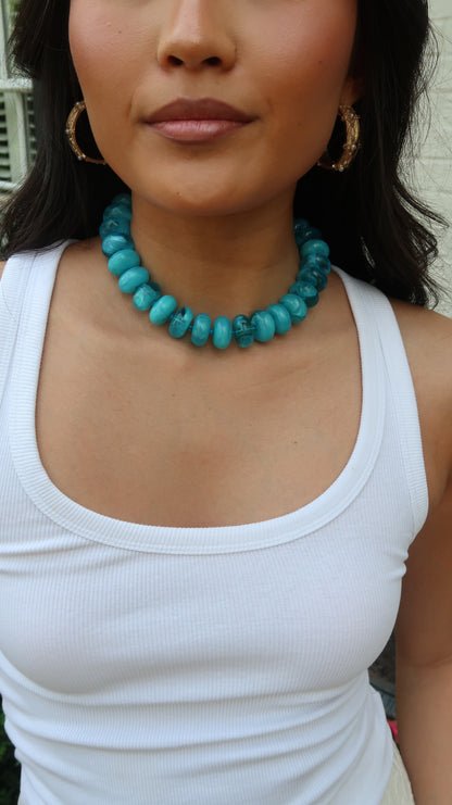 Palmer Chunky Necklace | Turquoise